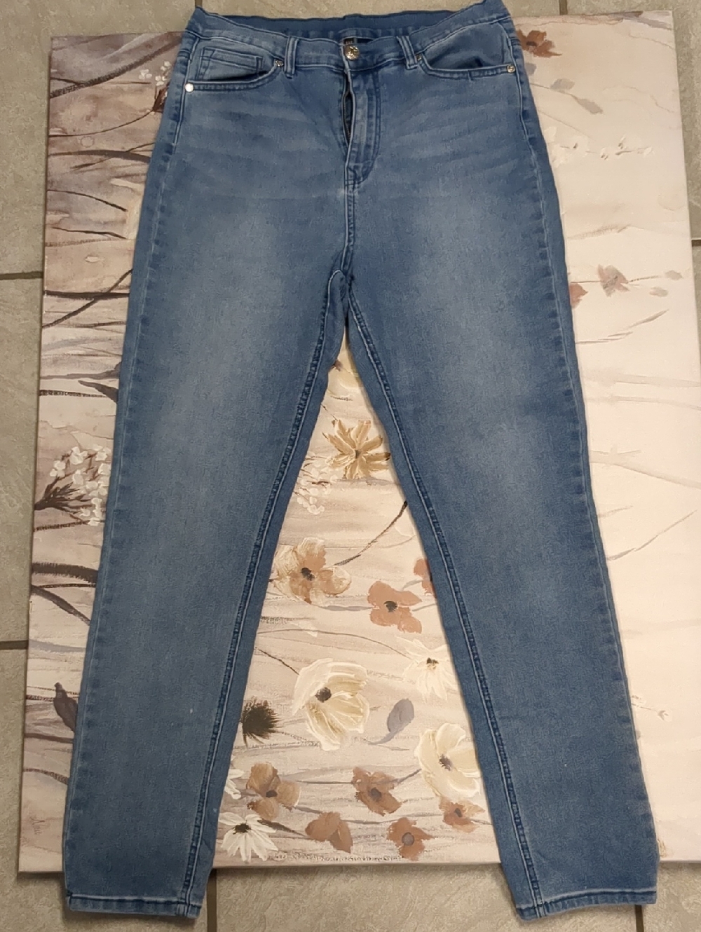 DG2 by Diane Gilman Light Blue Skinny Stretch Jeans
